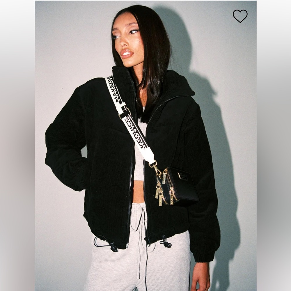 Black Princess Polly Puffer Jacket Size 2